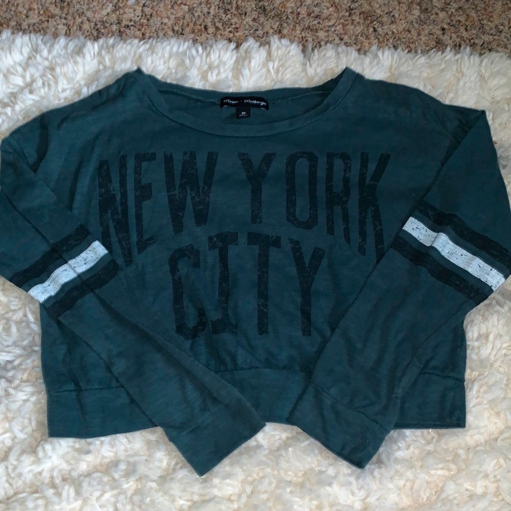 Cropped Long Sleeve Tee